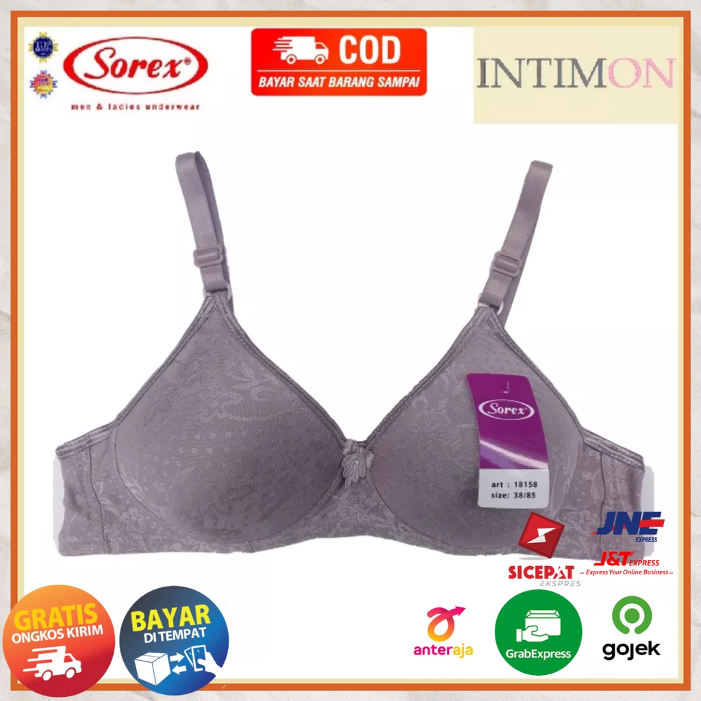 BH Wanita Sorex 18158 Bra Busa Tanpa Kawat Adelia Series Pakaian Dalam Bermerk Berkualitas Harga Termurah