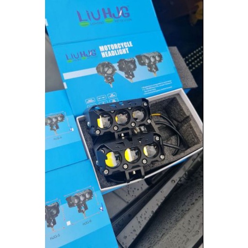 Lampu tembak 3 Led LIU HJG original 2 warna universal
