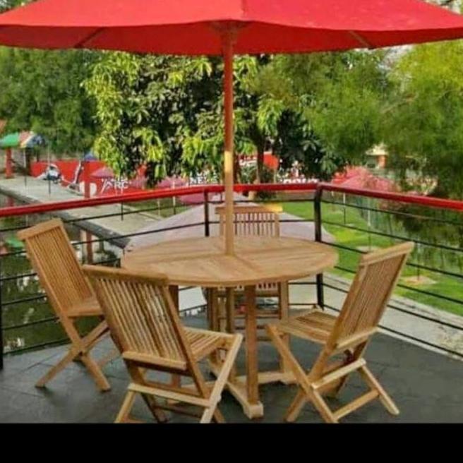 Meja Payung Set Resto/Taman/Outdoor