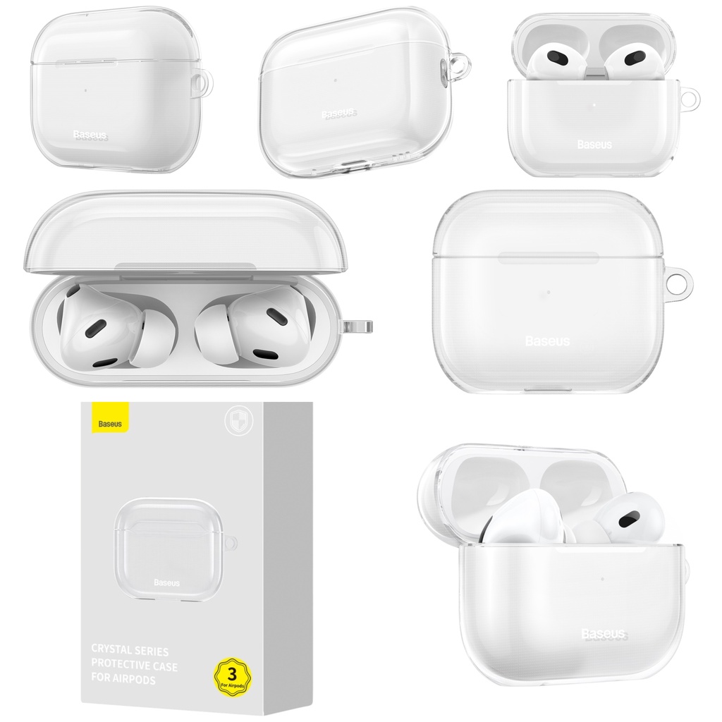 Baseus Casing Airpods Pro/Pro 2/Airpods 3 Case Ultra-thin Bening