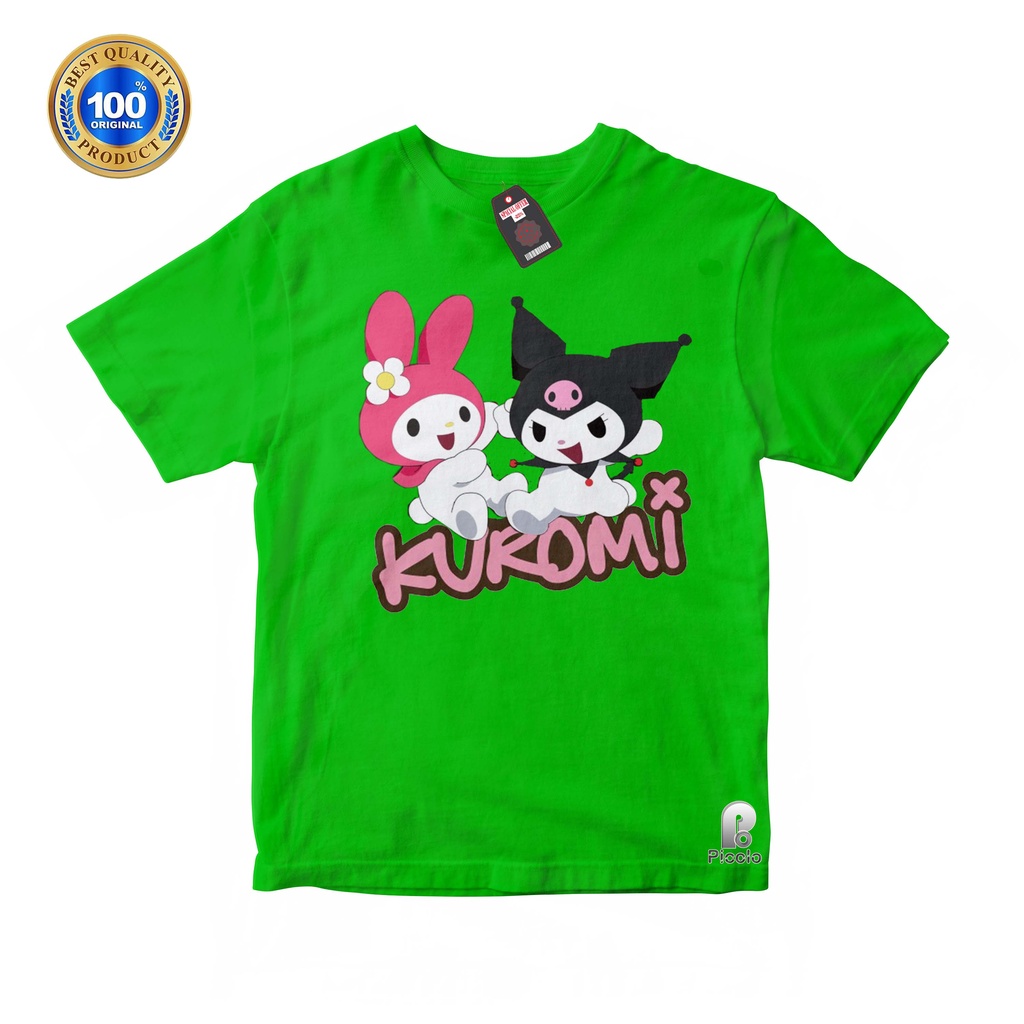 BAJU ANAK KAOS ATASAN ANAK MY MELODY KUROMI Bahan COTTUN (FREE NAMA)