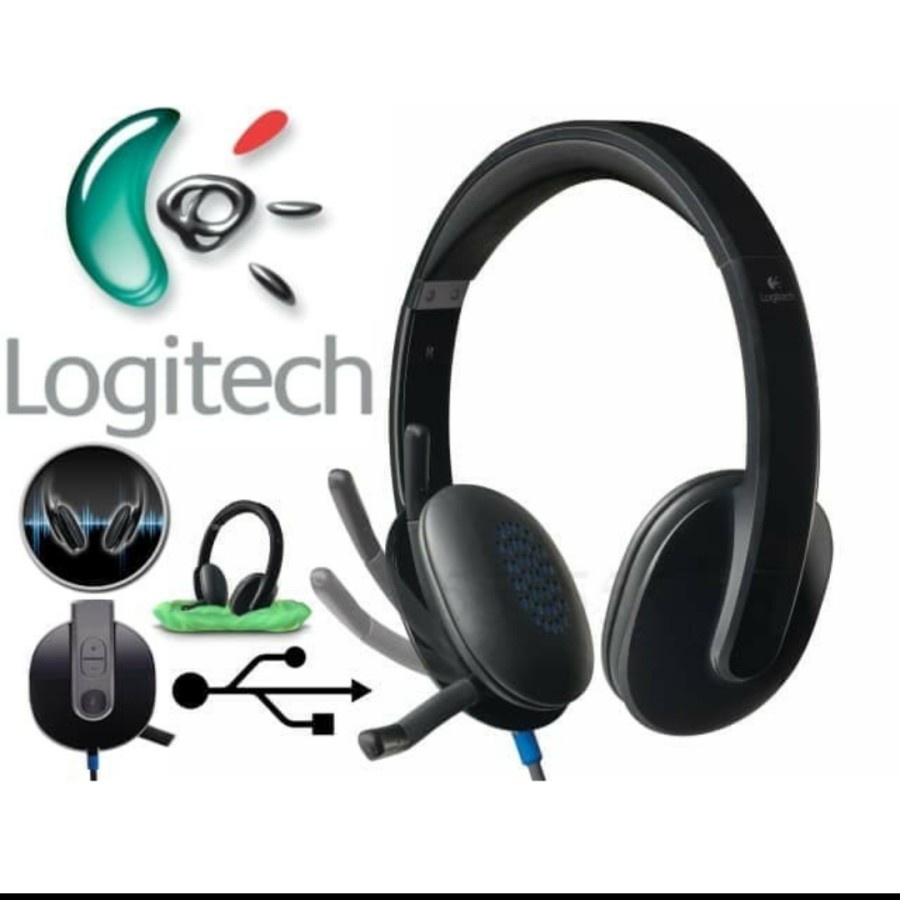 Headset Logitech H 540 USB - Black