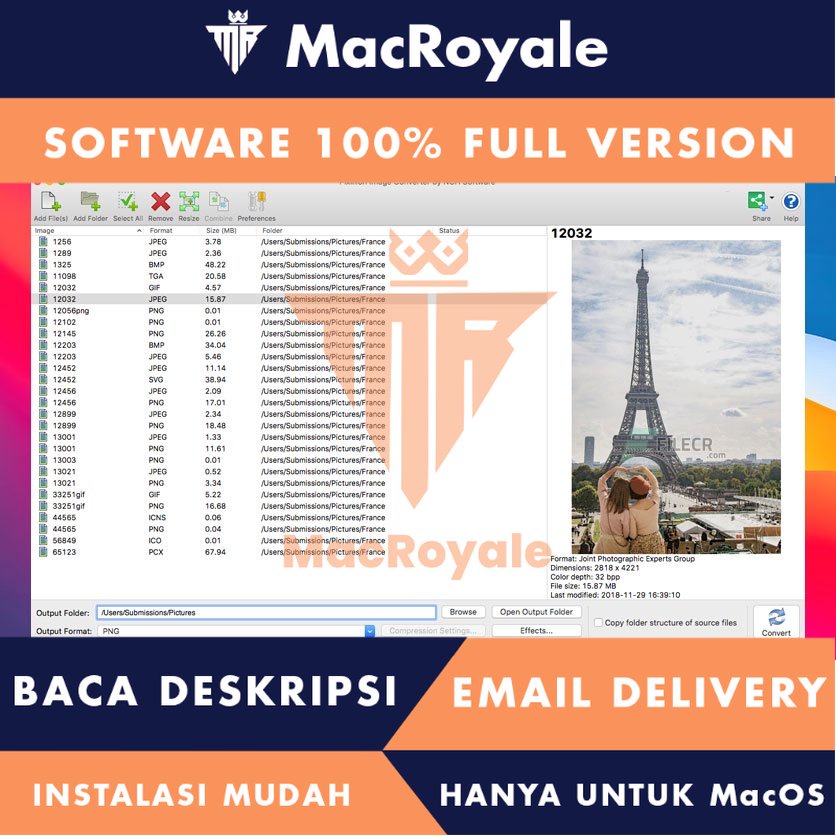[MacOS] NCH Pixillion Image Converter Plus Full Version Lifetime Full Garansi