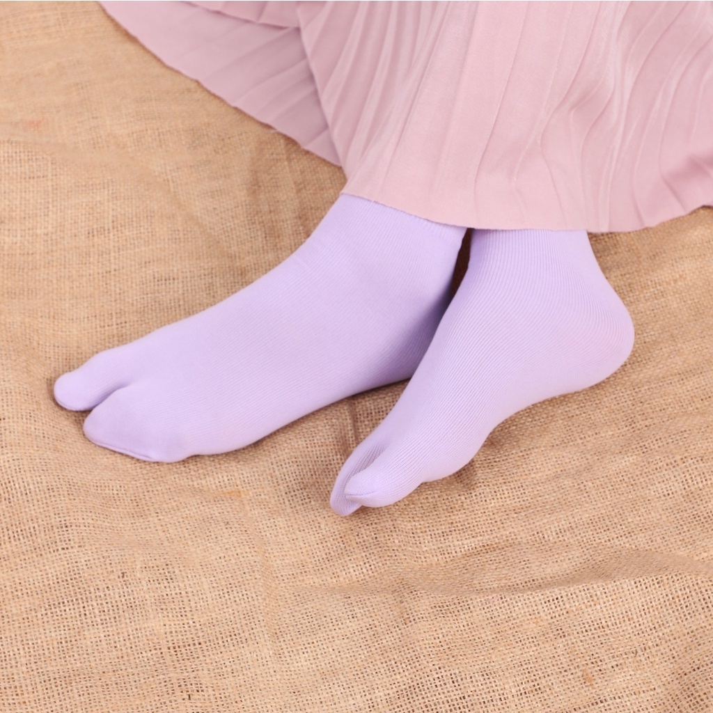 Kaos Kaki Jempol Polos Pendek Casual Bahan Nylon Maligi JS-01