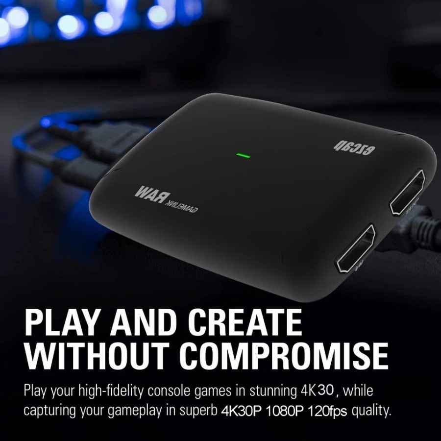 EZCAP 321 USB HDMI Capture Game LINK RAW 4K Live Streaming ezcap321