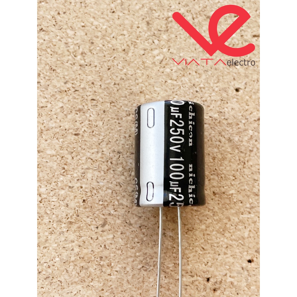 KAPASITOR ELCO 100UF 250V (1 BUAH) KAPASITOR CAPACITOR ELKO KAPASITOR 100 UF 250 V