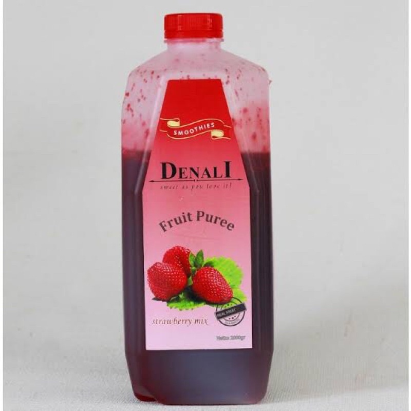 

STRAWBERRY FRUIT PUREE DENALI 2L (TANPA LABEL/POLOS)