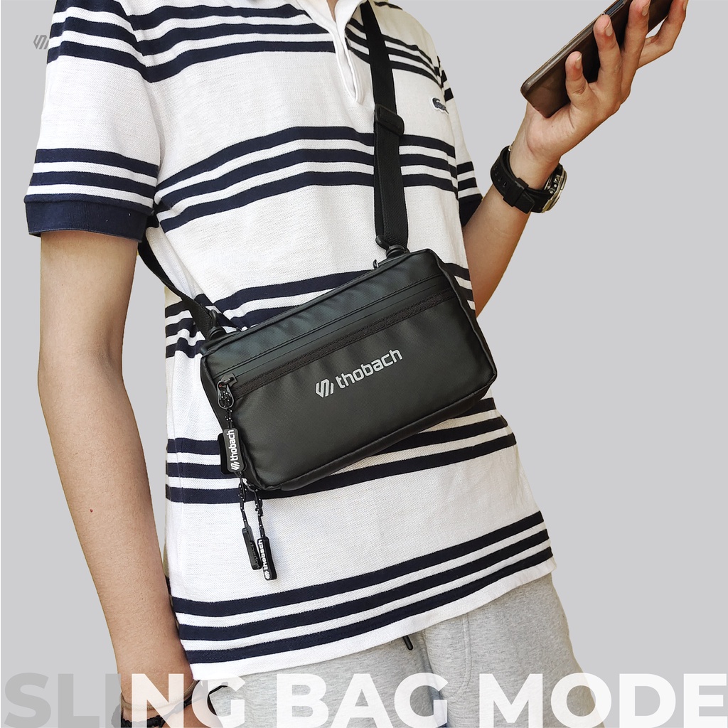 THOBACH - SLING POUCH SLING PHONE WATERPROOF EXCO TAS SELEMPAN DOMPET KARTU WALLET HAND BAG CLUTCH