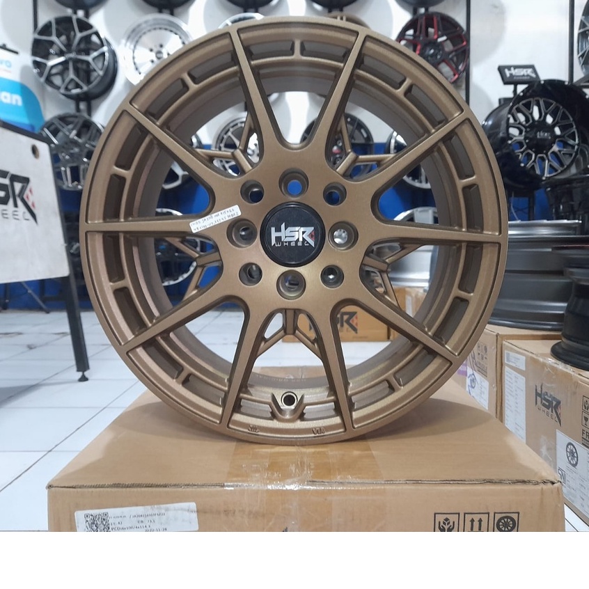 velg hsr r15 warna bronze hsr ck05 velg ring 15 brio jaz mobilio sigra avanza wheels kingdom surabay