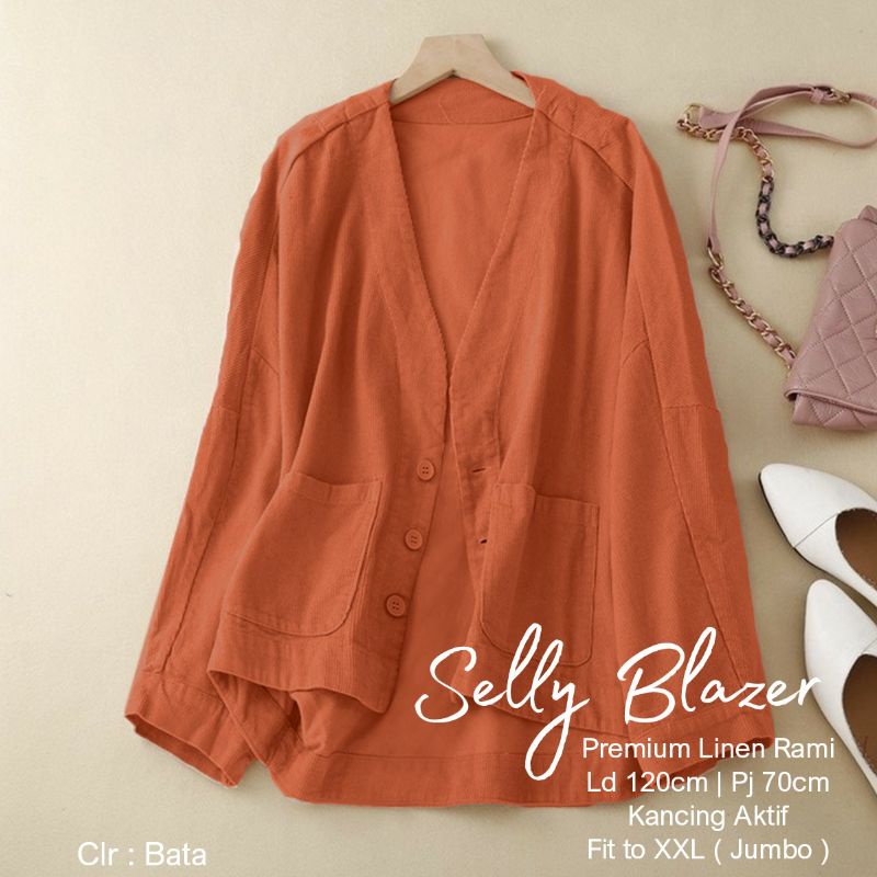 ABIKA LONG BLAZER /SELLY BLAZER TERBARU