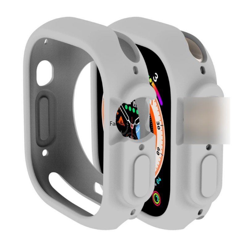 [Hanya Ultra] 360full Casing TPU Lembut Untuk Apple Watch Series8 Ultra7 6 5 4 Silikon Cover Untuk iWatch 49mm 45mm 41mm 44mm 40mm