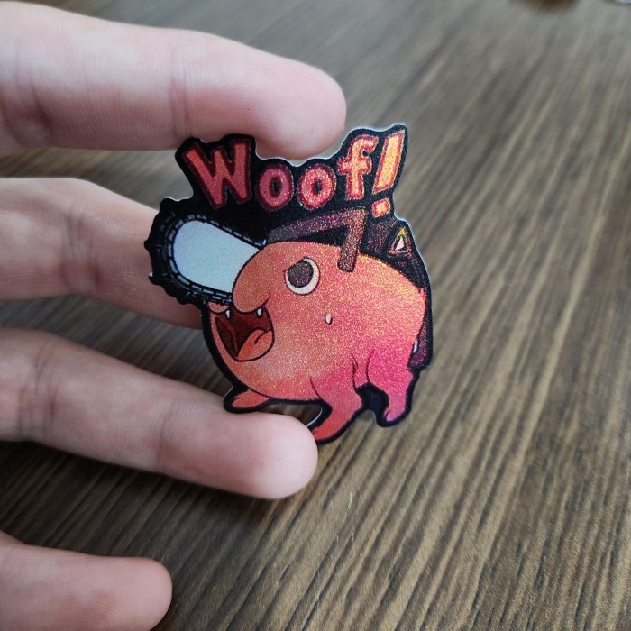 

Sticker Hologram Anime - PSH1328 - Chainsaw Man - Pochita