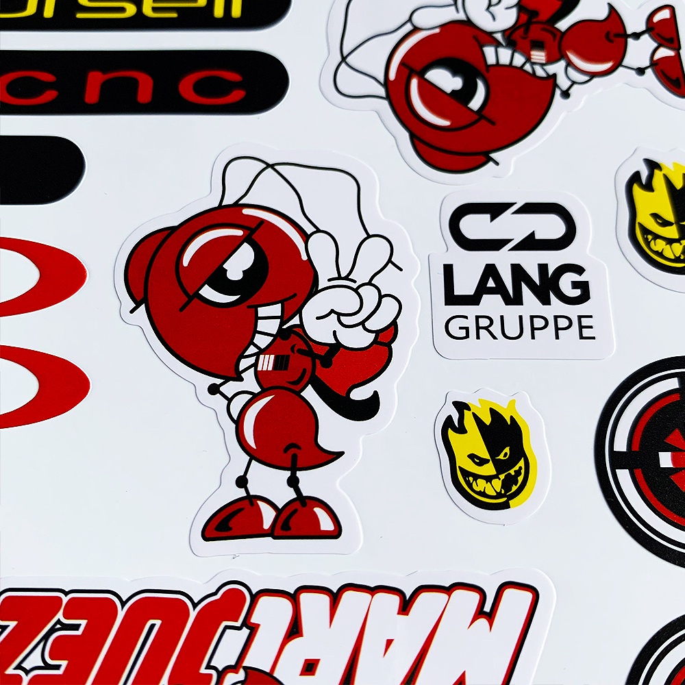 EVO AGV 46 Stiker Balap Stiker Dekoratif Helm Stiker Lensa Tutup Helm Stiker Penutup Gores