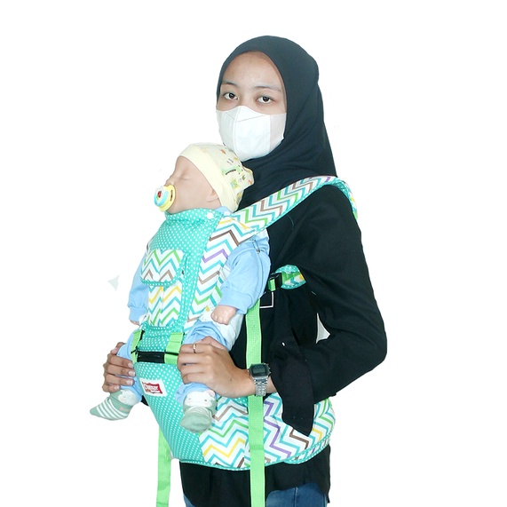 Gendongan Hipseat Baby Carrier Gigi Walang Gratis ongkir - Gendongan ter Best Seller-DGH002