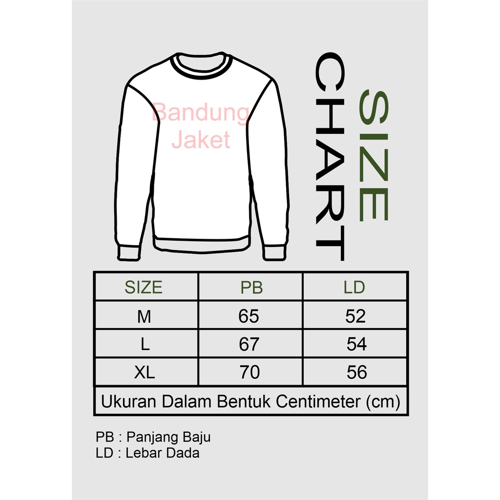 Hand Metal Sweatshirt Basic II Sweater Crewneck Print DTF II Sz M - XL Anak &amp; Dewasa ( Pria &amp; Wanita )