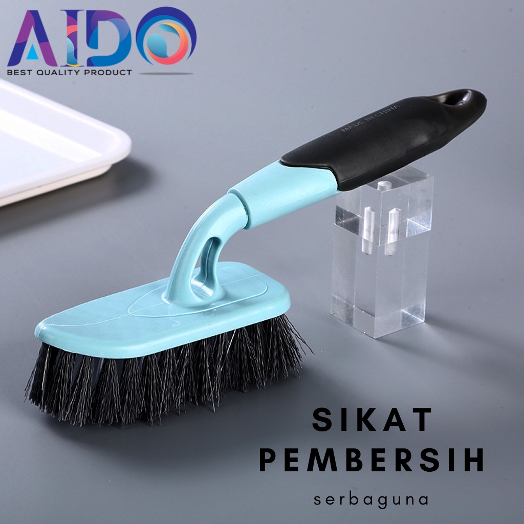 Aido Sikat Pembersih Sikat Lantai Sikat Dinding Sikat Kamar Mandi Baju Sepatu Alat Dapur Pegangan Handle Panjang Sikat Serbaguna