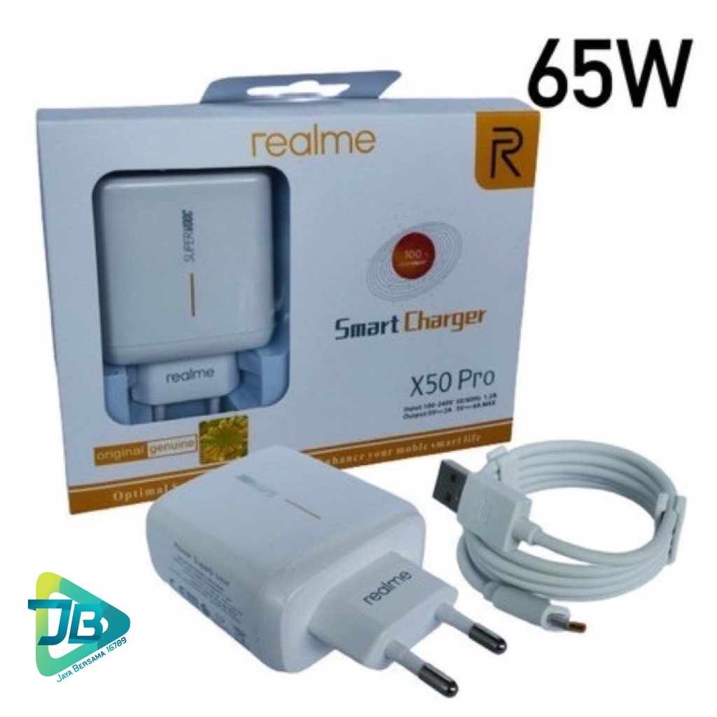 Charger Cashan tc Original  realme 65wat micro usb Fast Charging super vooc JB6490