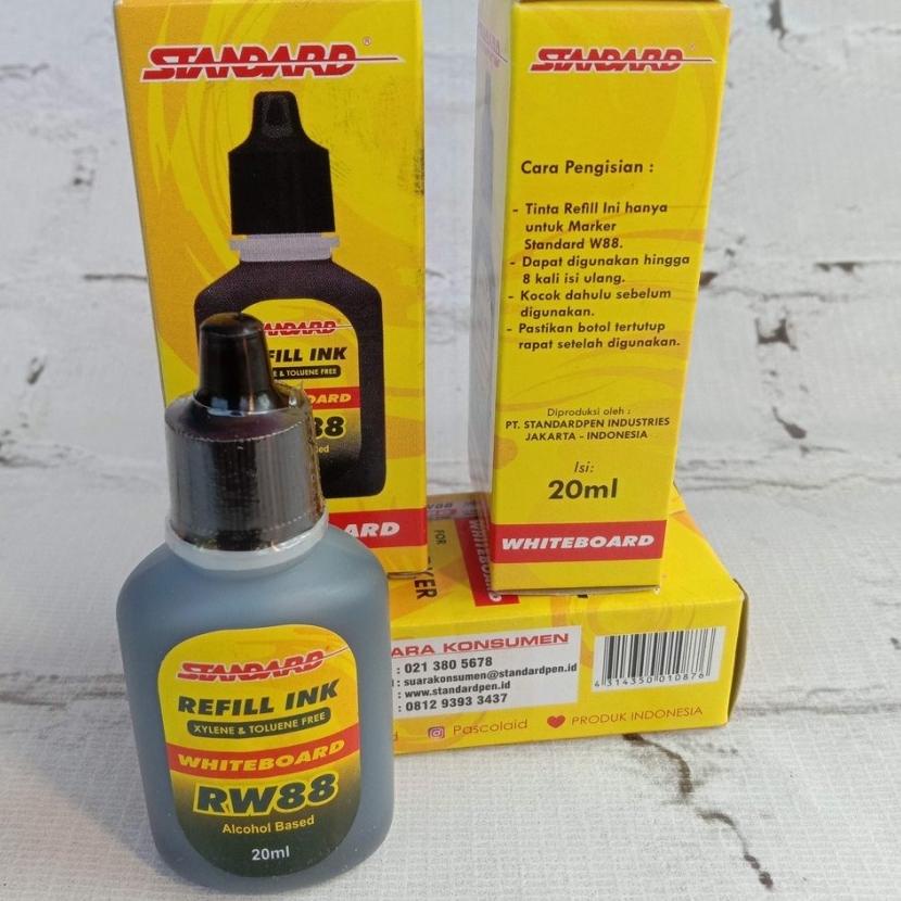 

➾ REFILL Tinta Spidol Papan Tulis Whiteboard Standard RW-88 ヲ