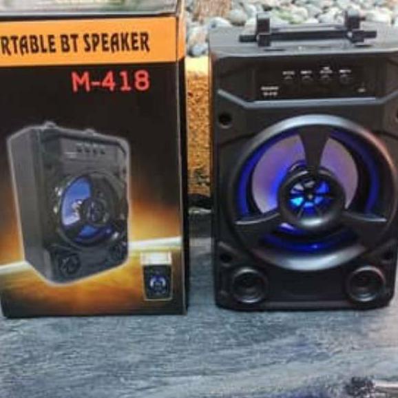 Terbaik Speaker bluetooth super bass spiker bluetooth speaker bass m408 m418 speaker wireless