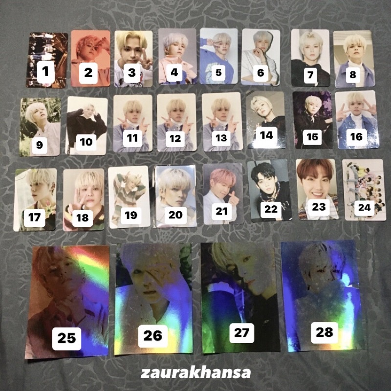 Photocard Postcard Treasure Official Asahi Hyunsuk Doyoung Mashiho (MIN PEMBELIAN 10.000)