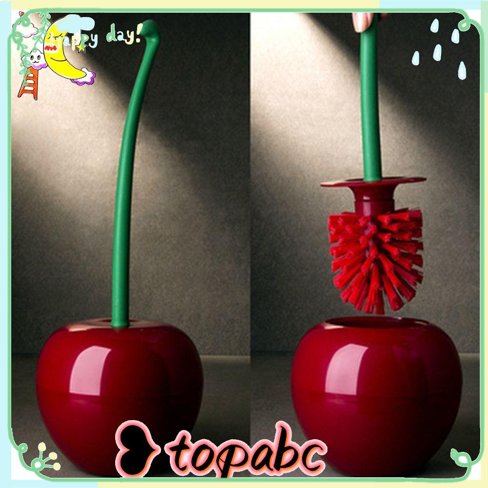 Top Cherry New Bathroom Suit toilet Brush holder Sikat Wc Tempat Sikat Wc Lovely