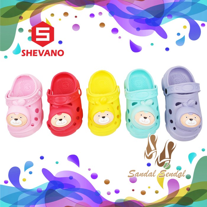 Sandal Baim anak perempuan Shevano SL-220 motif bear kelinci