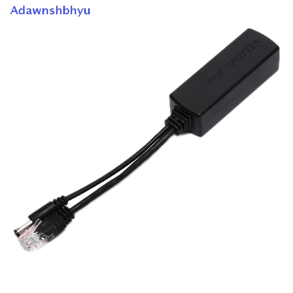 Adhyu Gigabit Active PoE Splitter Power Over Eterna 48V Ke 12V 1A-2A 10.100/1000Mbps ID