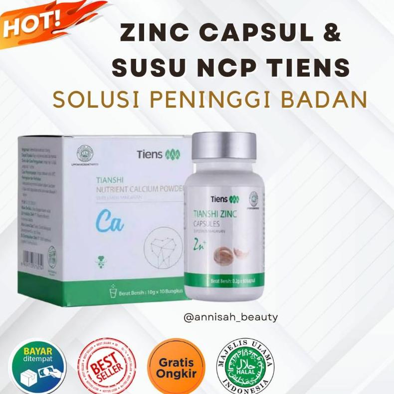

[BAYAR DITEMPAT] [COD] Susu peninggi badan dan zinc kapsul l Halal alami, Bpom l Penambah Tinggi Badan