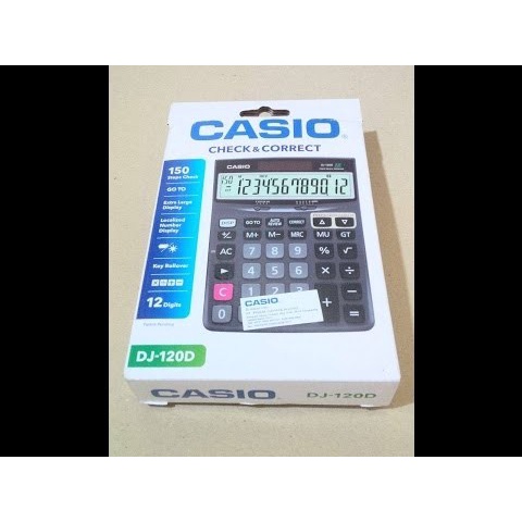 

KALKULATOR CASIO DJ120D ORIGINAL #ORIGINAL
