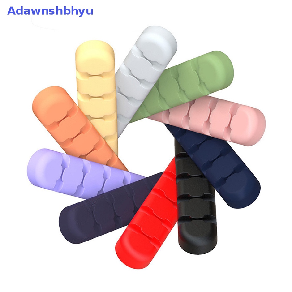 Adhyu Klip Holder Organizer Kabel 6 Lubang Untuk Desktop Cord Organizers Management ID