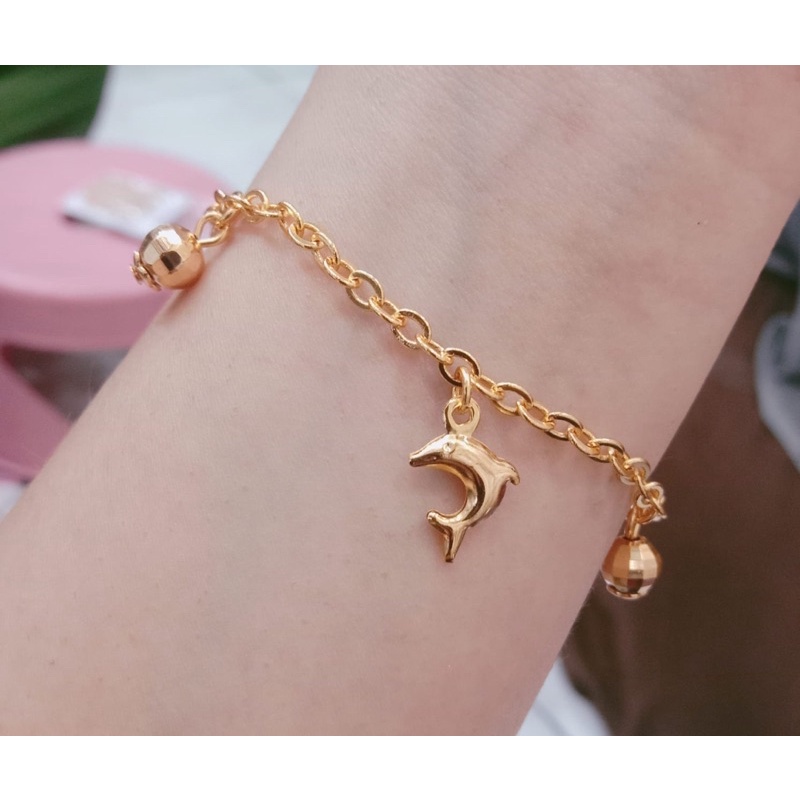 Gelang tangan wanita lapis emas // gelang tangan jurai jurai