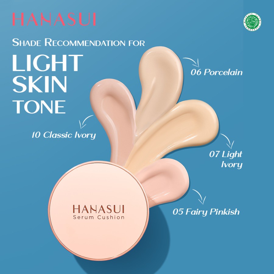 ✨LACIKOSME✨ HANASUI SERUM CUSHION - BB CUSHION CREAM TOTAL COVER BB CREAM ORIGINAL