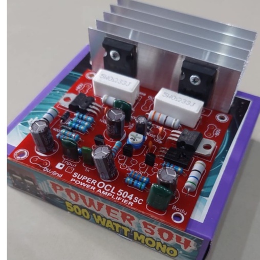 kit power 504 plus transistor final dan pendingin