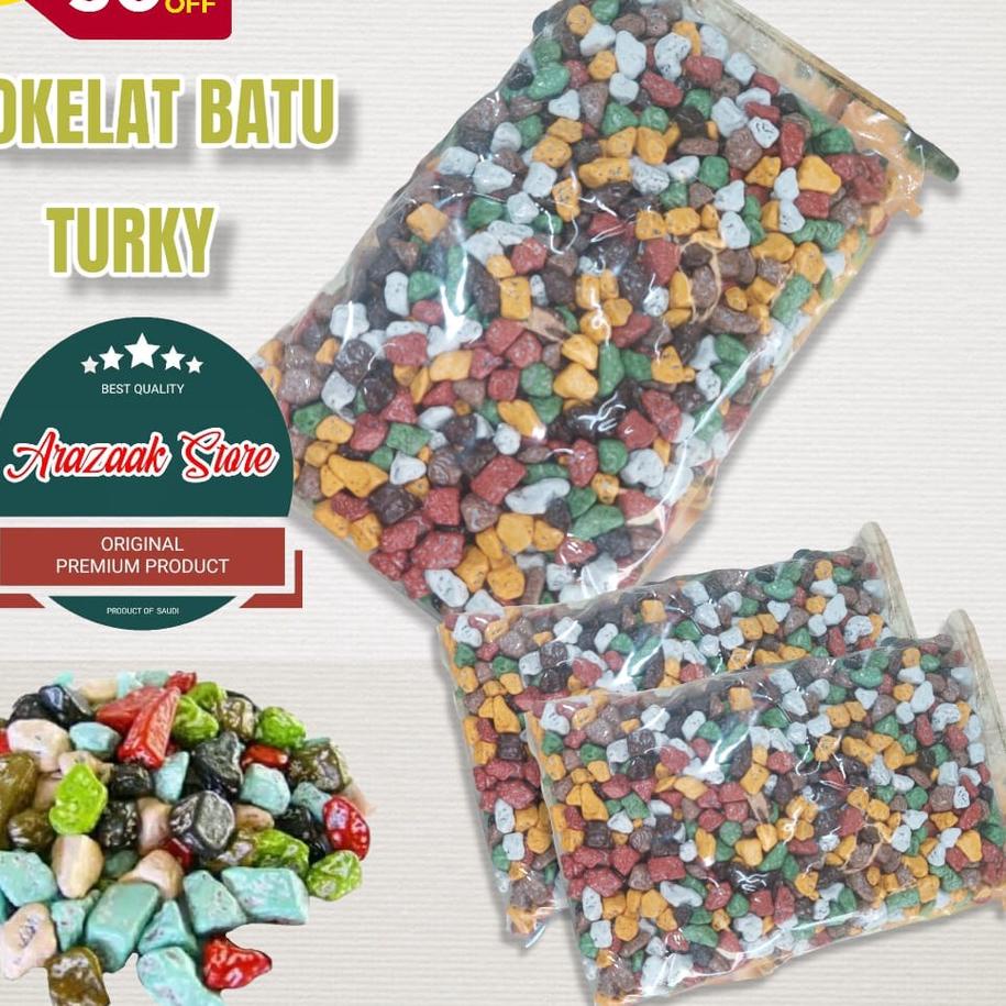 

9.9 Flash Sale coklat/cokelat batu /krikil original turky 500gr