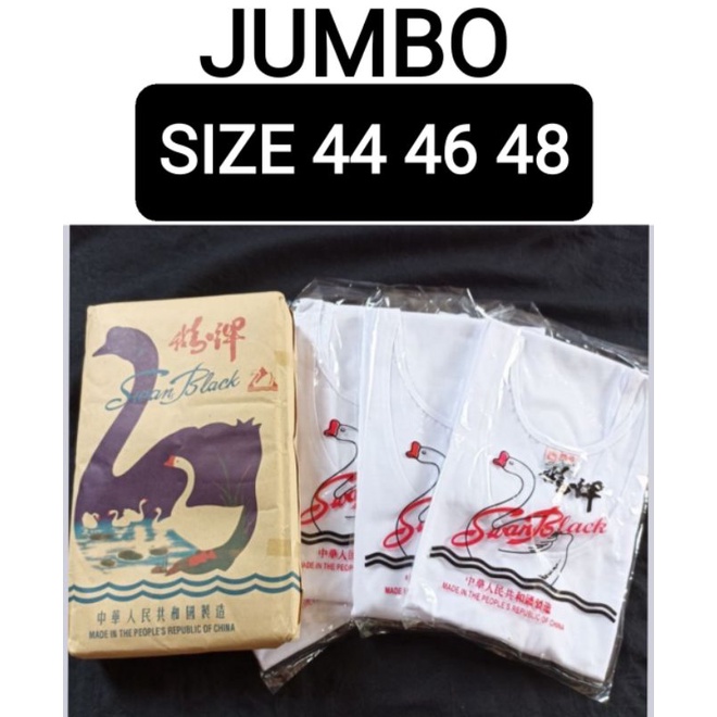 Singlet Pria Jumbo Swan Brand / kaos dalam Pria Swan Brand