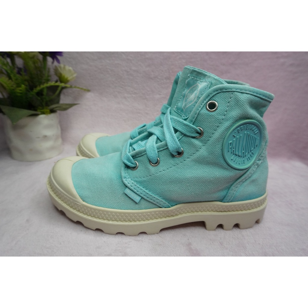 Palladium Pampa Hi V Turqouise Colour Size 35.5 Insole 22 cm