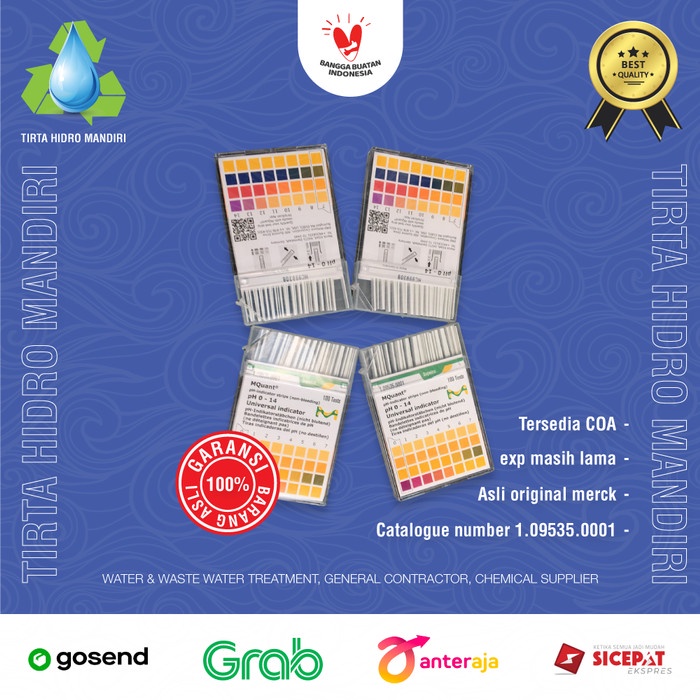 KERTAS LAKMUS PH MERCK UNIVERSAL/ KERTAS INDIKATOR PH 0-14 MERCK