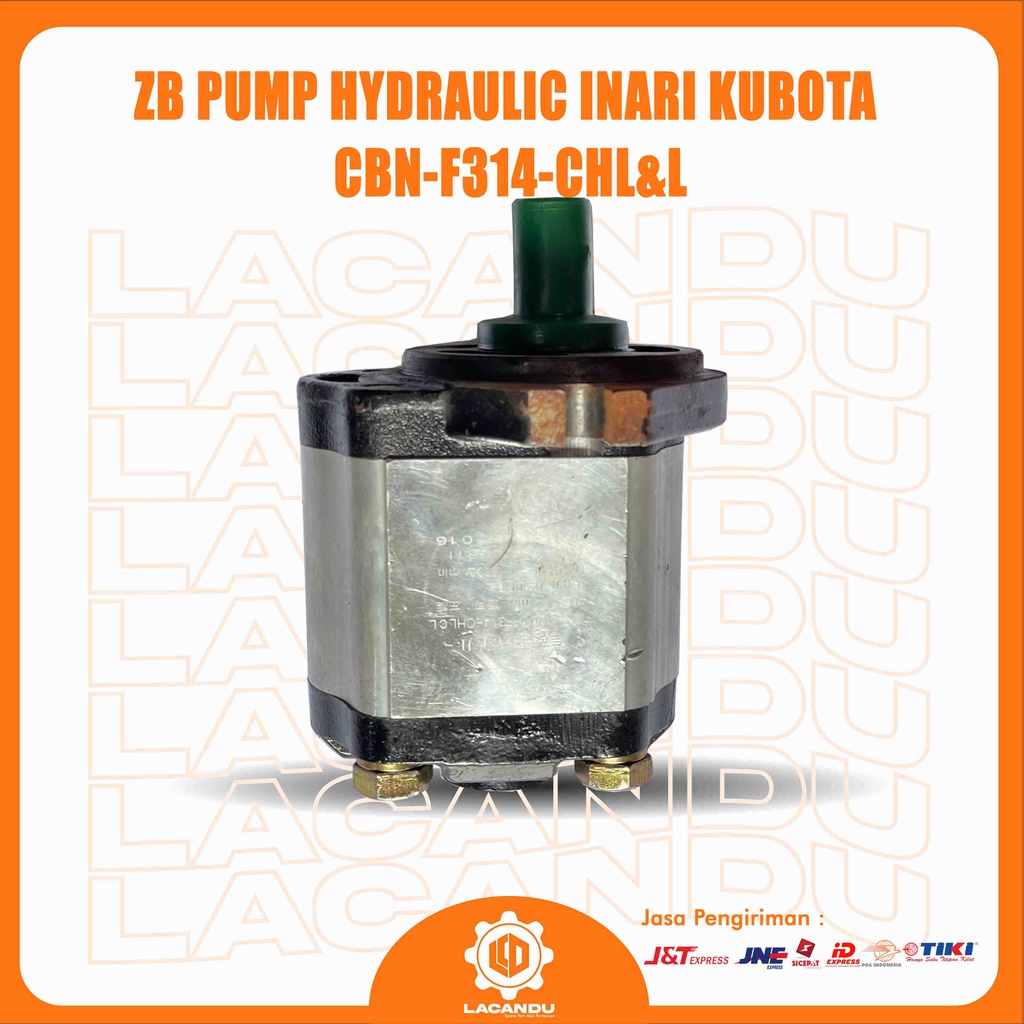 ZB PUMP HYDRAULIC INARI KUBOTA CBN-F314-CHL&amp;L for COMBINE HARVESTER LACANDU PART