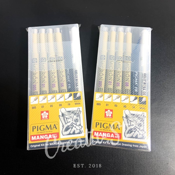 

SAKURA PIGMA MANGA BASIC SET (KEMASAN PLASTIK)
