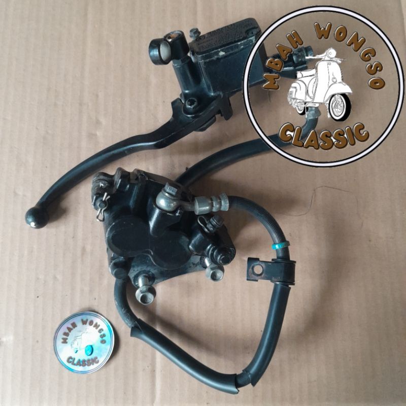 CAKRAM MASTER KALIPER KEPALA BABI DEPAN SATRIA FU 150 INJEKSI FUFI ORIGINAL