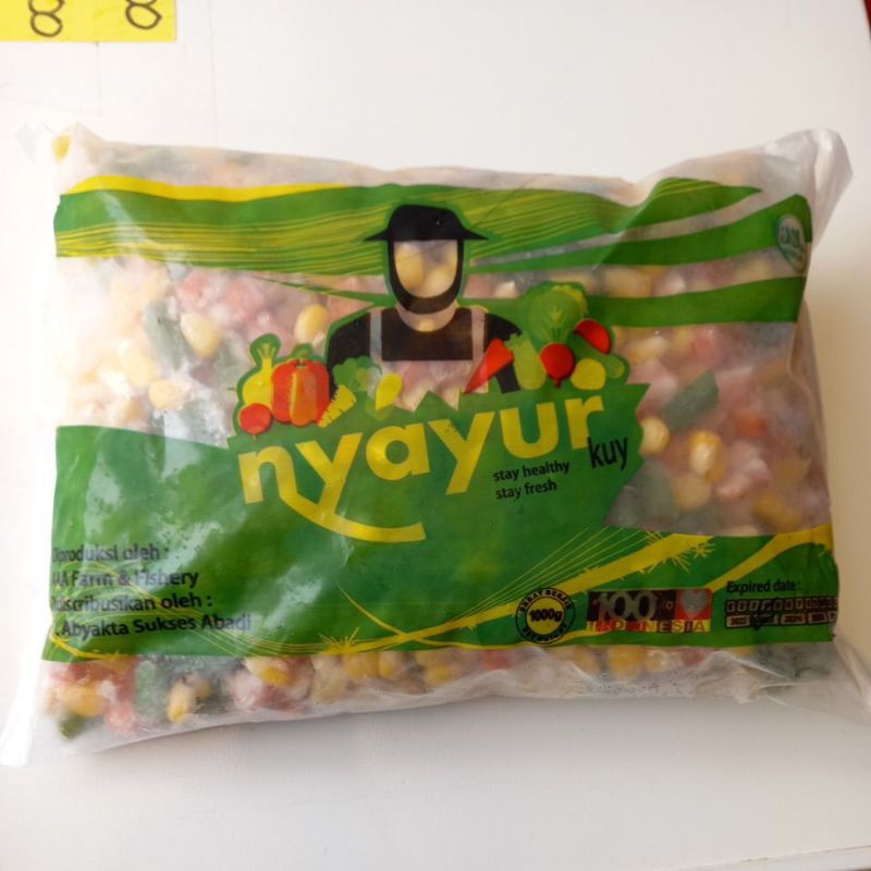 

FAFAFROZEN - NYAYUR MIX VEGETABLE 1 KG
