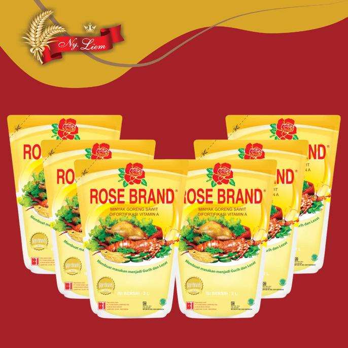 

ROSE BRAND Minyak Goreng 6 x 2 liter ( 1 karton )