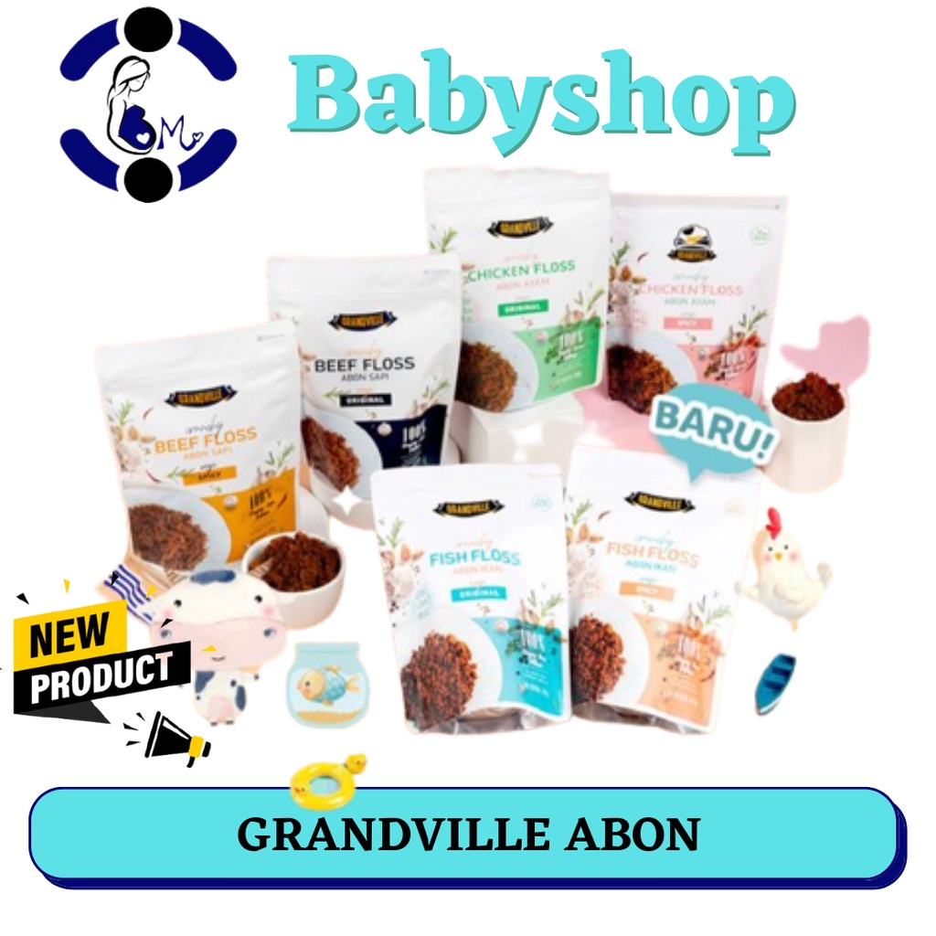 

[PREMIUM] Grandville Abon SAPI , AYAM , IKAN Crunchy