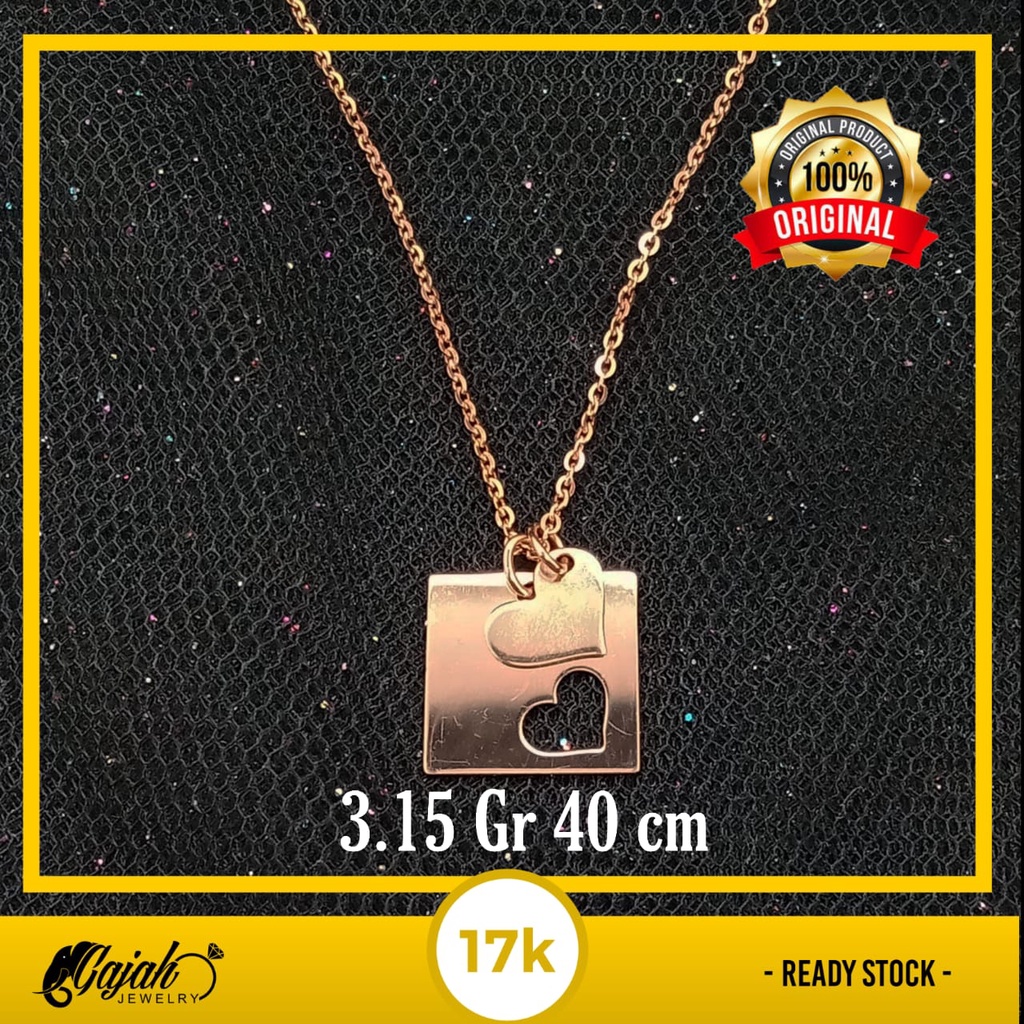 Kalung emas 17K - 3.15 gr kadar 750 - 3899