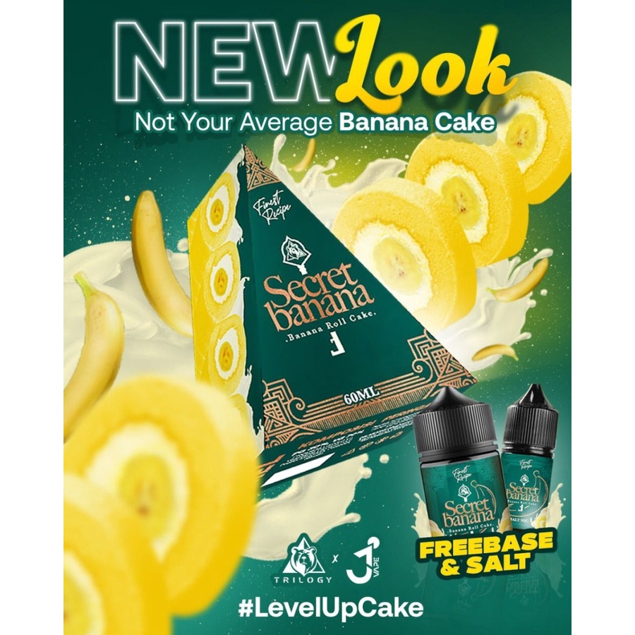 SECRET BANANA ROLL CAKE 60ML