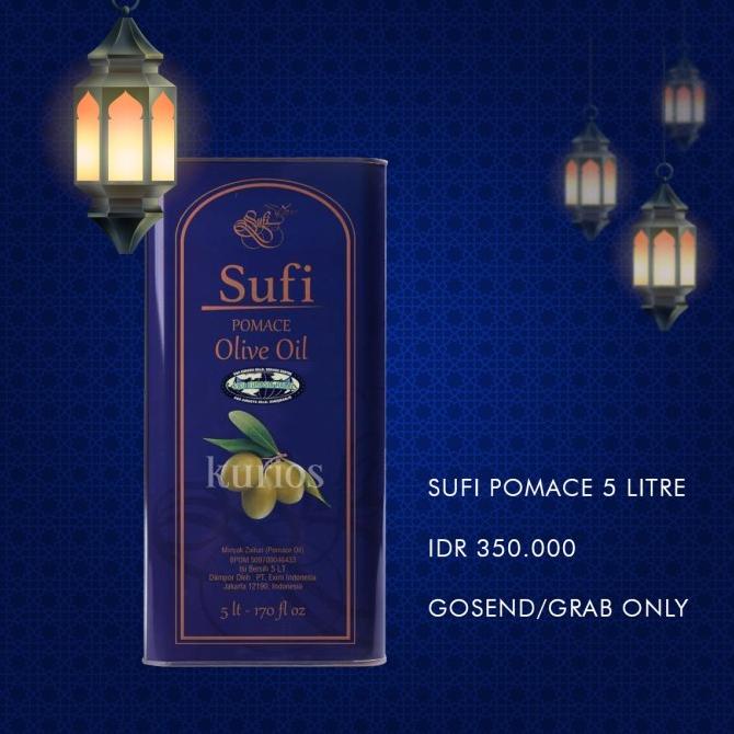 

SUFI Pomace Olive Oil 5 Liter (GOSEND ONLY)