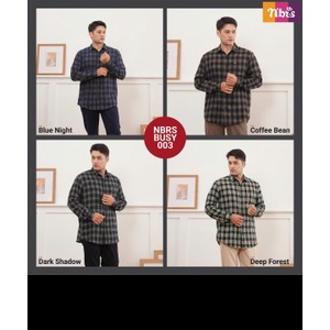 NIBRAS// NIBRAS NBRS BUSY 003 KOKO HEM ATASAN PRIA KOTAK KOTAK