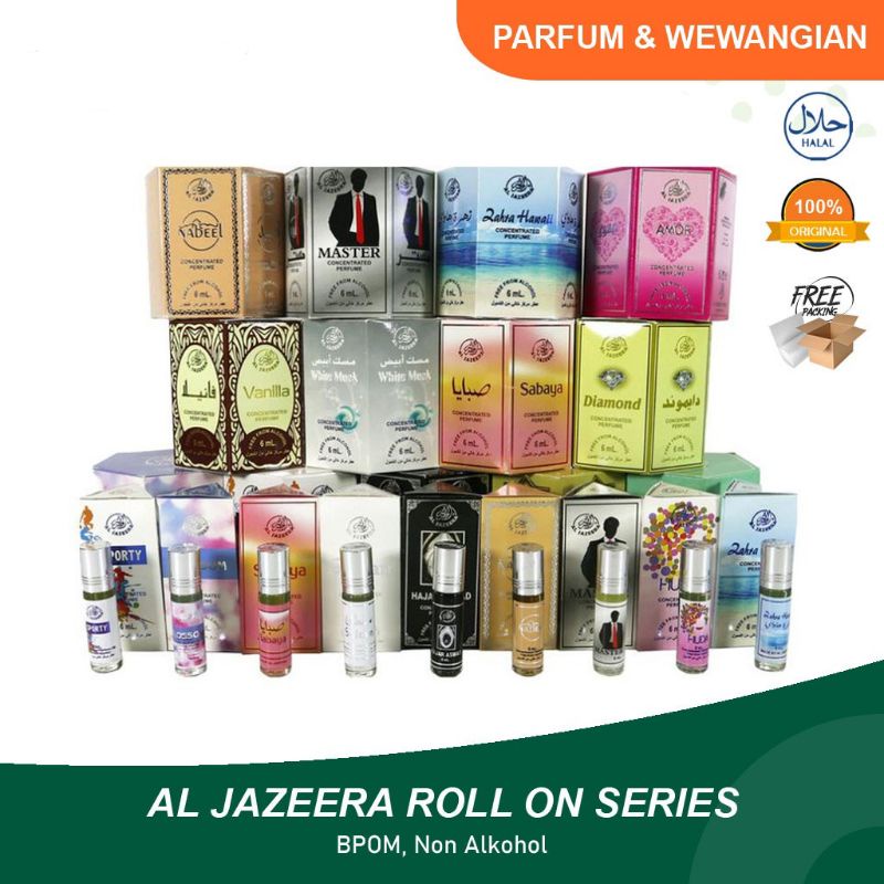 Minyak Wangi Parfum Shalat Parfum Arab Parfum Al Jazeera Roll - Vanilla