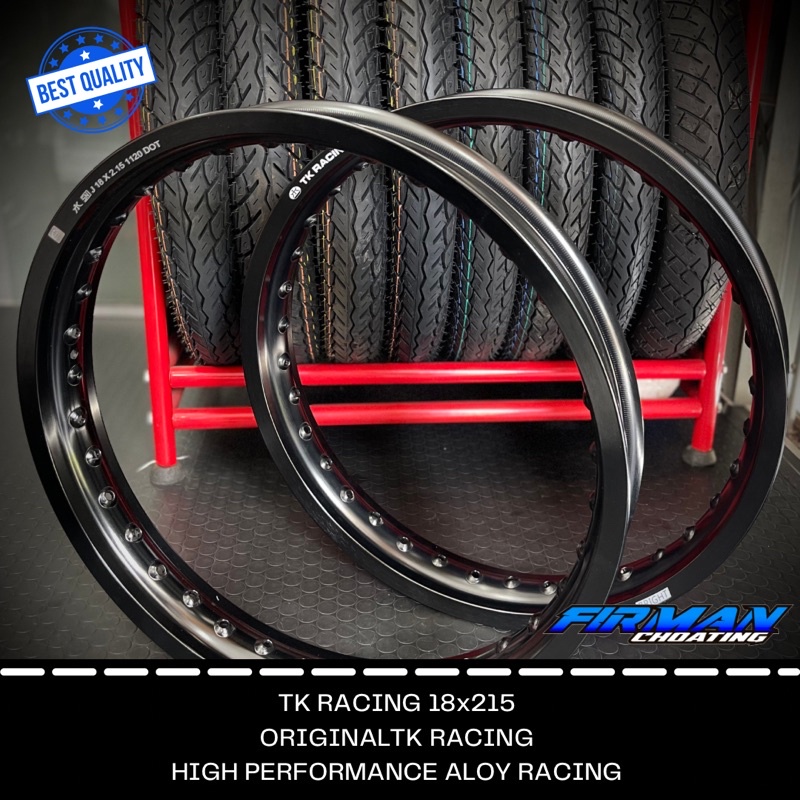 Ring velk rim velk TK Racing Hitam 18x215 36hole Rx king DLL