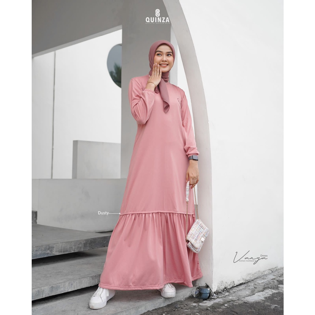 Vanya Dress by Quinza | Quinza Brandsister Nadheera Luxury | Dress Casual Polos | Gamis Quinza ORI